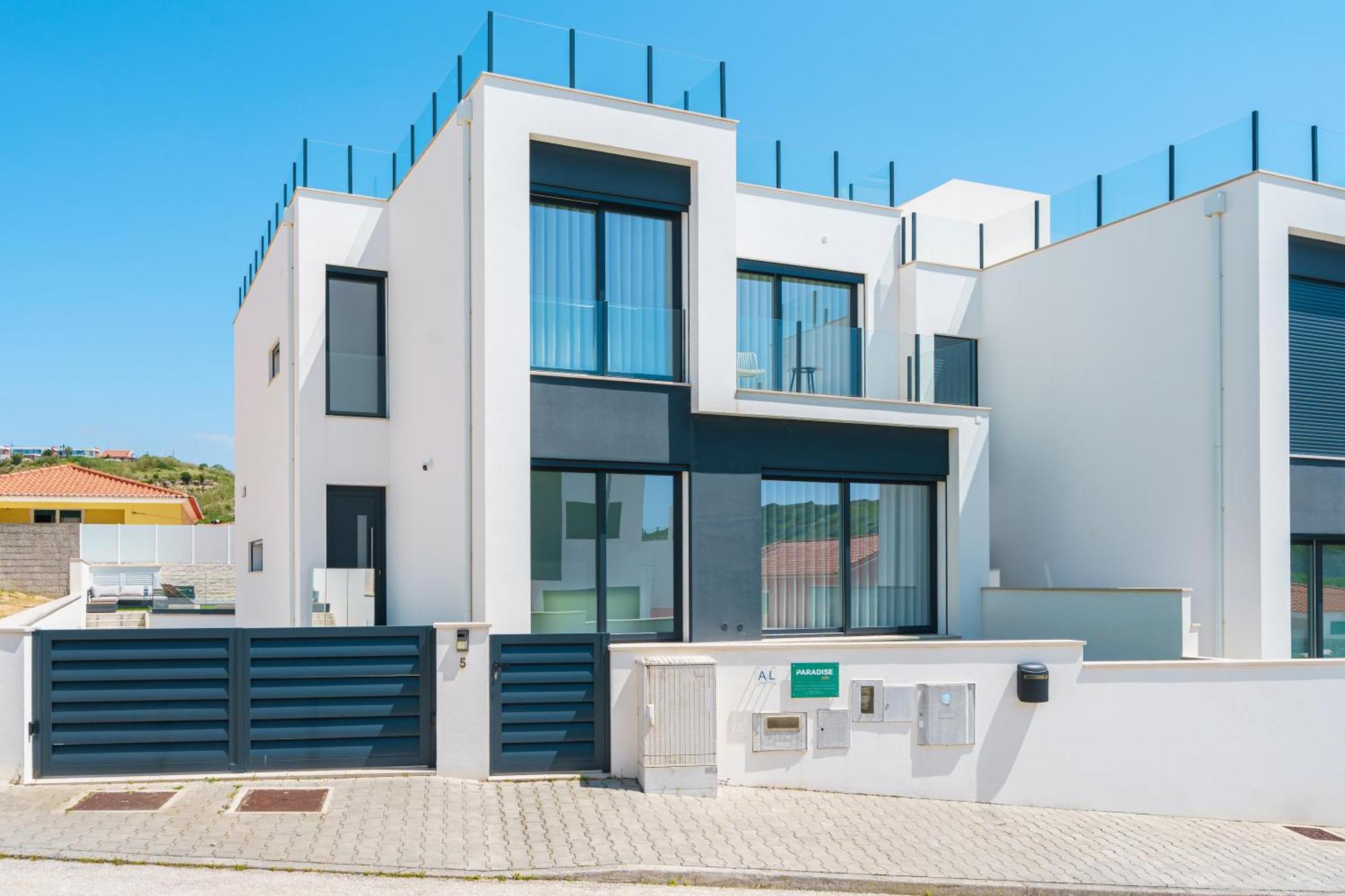 Paradise Villa, Luxury Villa Near The Beach Ribamar  Exterior photo